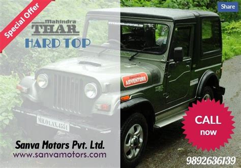 Pin on Mahindra Thar Hard Top