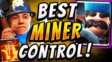 Ultimate Miner Control Miner Poison Deck Clash Royale Youtube