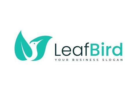 Leaf Bird Logo Design Graphic By Fransiska Sari Creative Fabrica