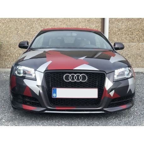 Calandre Look Rs Audi A P S P Finition Full Black