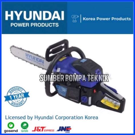 Promo Gergaji Mesin Hyundai HDC 52 Hyundai Leo Chainsaw Hyundai 10