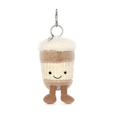 Jellycat Amuseables Coffee To Go Bag Charm Contempo