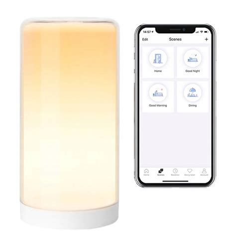 Meross Inteligentna Lampka Nocna Do Sypialni Dla Dziecka HomeKit WiFi