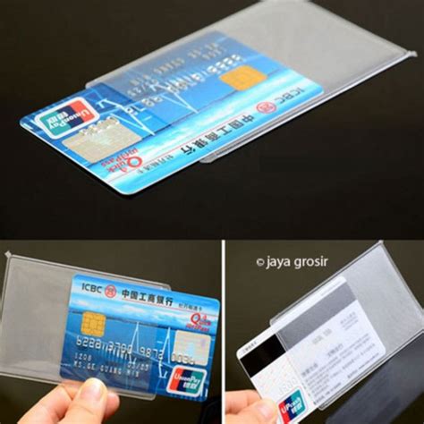 Jual Plastik Pelindung Atm Sim Ktp Kartu Nama Cover Pelindung