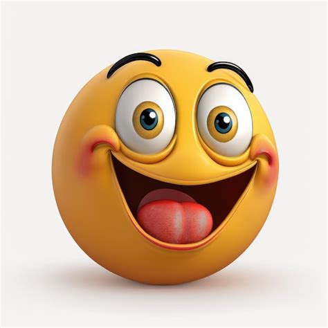 Emoticono Expresivo Cara Smiley Emoji Foto Premium