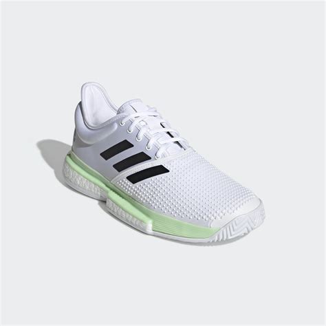 Adidas Mens SoleCourt Tennis Shoes - Cloud White - Tennisnuts.com