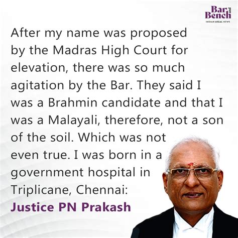 Bar Bench On Twitter Retired Madras High Court Judge Justice Pn