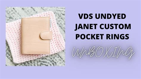 Vanderspek Undyed Custom Pocket Rings Unboxing Youtube