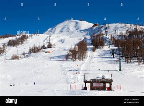 Sestriere ski resort, Piemonte, Italy Stock Photo - Alamy