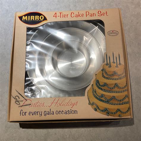 Mirro 4 Tier Round Cake Pan Set Etsy