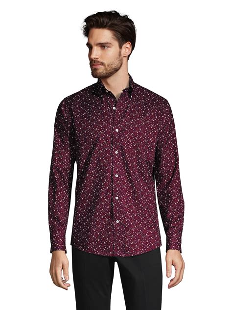 Lands End Mens Traditional Fit No Iron Twill Shirt