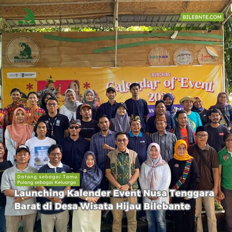 Launching Kalender Event Nusa Tenggara Barat Di Desa Wisata Hijau