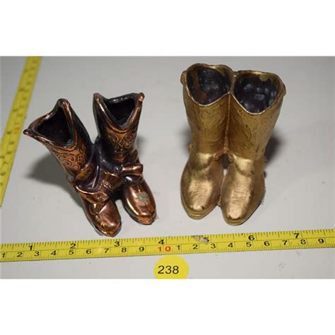 antique metal cowboy boots schmalz auctions
