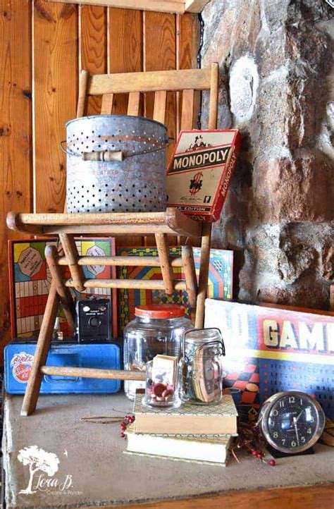 Decorating a Northwoods Cabin with Vintage Camp Style - Lora B. Create & Ponder