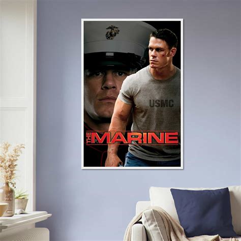 The Marine Movie Poster, John Cena The Marine Classic Vintage Movie Poster, Poster - Citiesbox