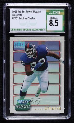 Pro Set Power Power Prospects Pp Michael Strahan Rc For