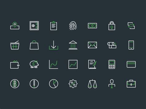 Banking Icons By Epiccoders ~ Epicpxls