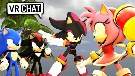 Sonic And Shadow Meet Amy And Shadina Vr Chat Youtube