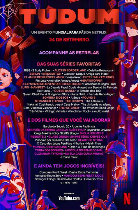 Tudum evento mundial para fãs da Netflix divulga trailer e atrações