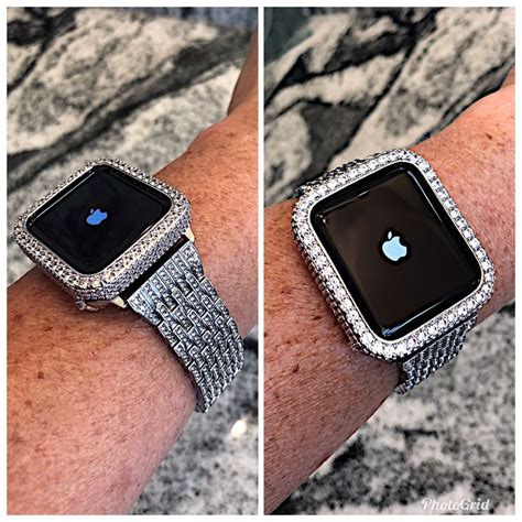 Luxury Apple Watch Band And Or Apple Watch Case Lab Diamond Etsy In 2023 Watch Bands Apple