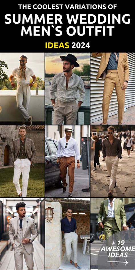 Summer Wedding Men S Outfits For Elevate Your Style As A