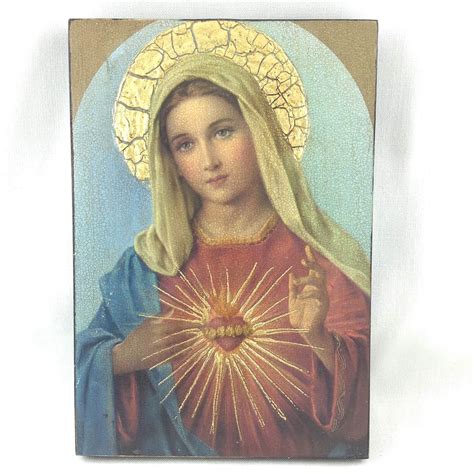 Immaculate Heart Of Mary Icon At Collection Of