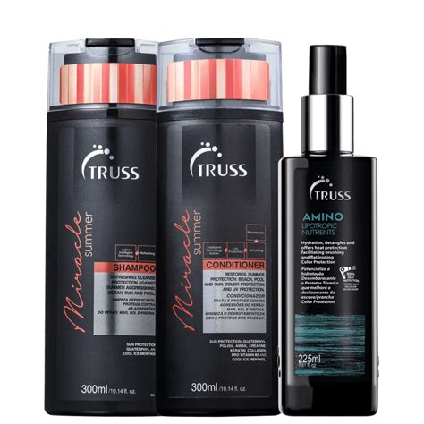 Kit Truss Miracle Summer Amino Trio Beleza Na Web