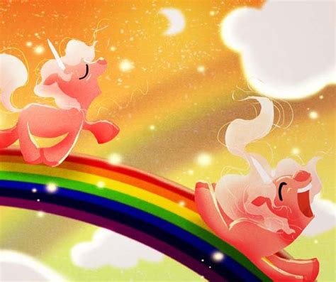 Pink Fluffy Unicorns Dancing on Rainbows | Know Your Meme