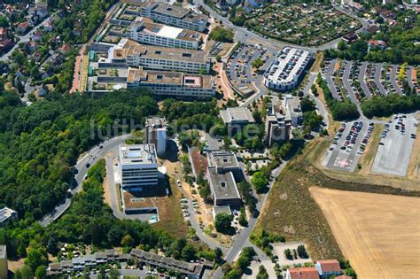 Luftaufnahme Würzburg Gelände des Universitätsklinikums Nord in