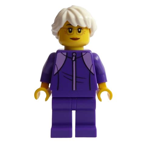 Lego Grandmother Tracksuit People Pack Fun Fair Minifigure