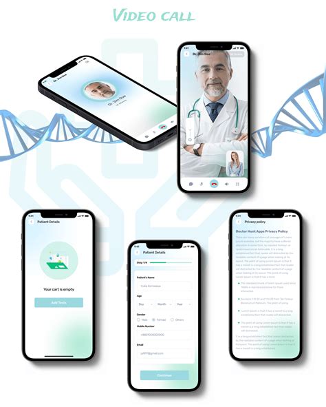 Medicalandhealthcare Servicesaasmobile Appandux Ui Design Images Behance