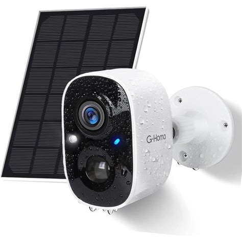 Cam Ra Surveillance Wifi Ext Rieure Sans Fil Solaire Trahoo Vision