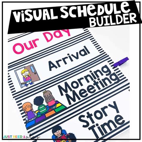 How to Create and Use a Preschool Visual Schedule | Just Reed & Play