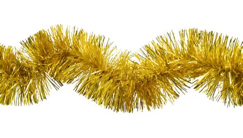 Ai Generated Gold Decorative Tinsel Png