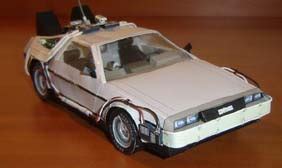 Papercraft World Back To The Future Delorean Paper Model Paper