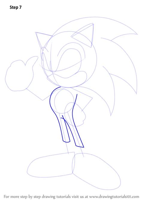 How to Draw Sonic (Sonic the Hedgehog) Step by Step ...