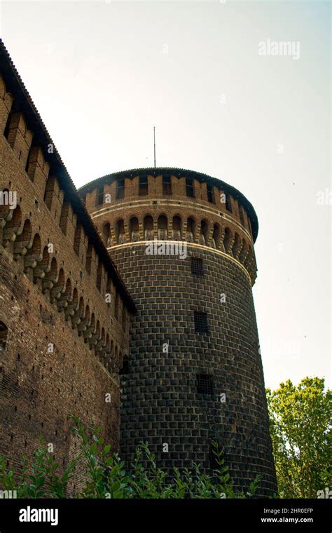 Milán Lombardía Italia Europa El castillo de Sforza Castello