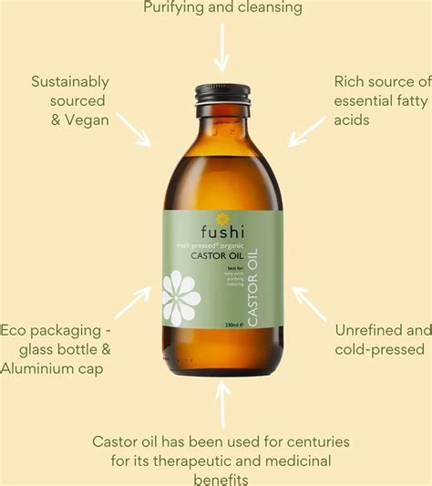 Fushi Castor Oil Organic 250ml Bol