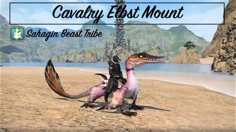 Final Fantasy Xiv Cavalry Elbst Mount Youtube