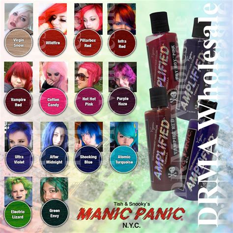 Vibrant And Vegan Hair Dye Manic Panic Amplified Semi Permanent Color