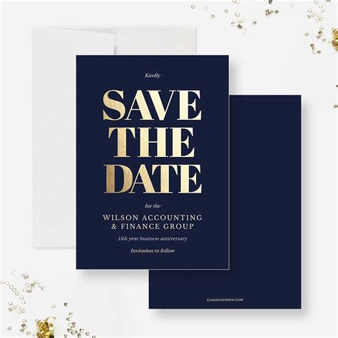 Save The Date Event