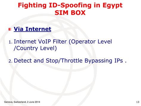 PPT - Caller ID Spoofing, Egypt experience PowerPoint Presentation