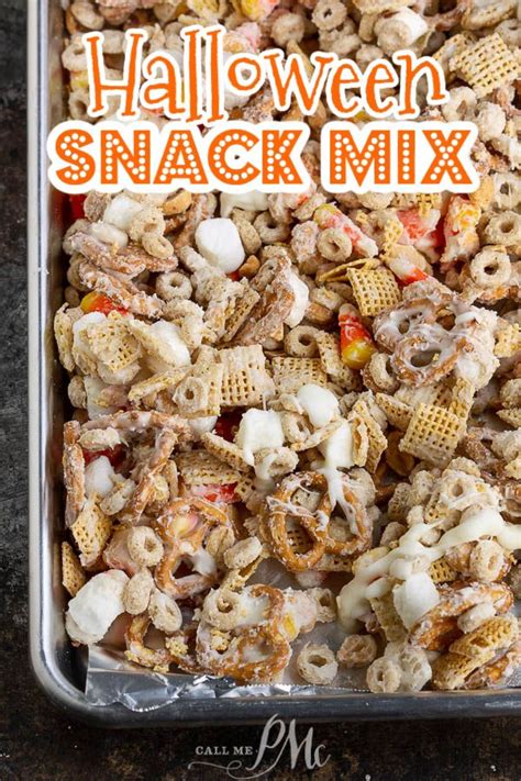 Halloween Snack Mix Is A Great Snack Mix To Satisfy Your Snack Time