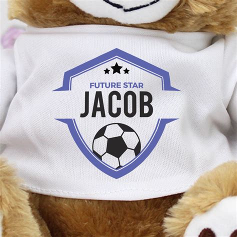 Personalised Football Teddy Bear T Store Ltd