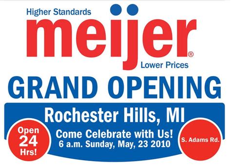 Meijer: Rochester Hills (MI) Grand Opening Specials!