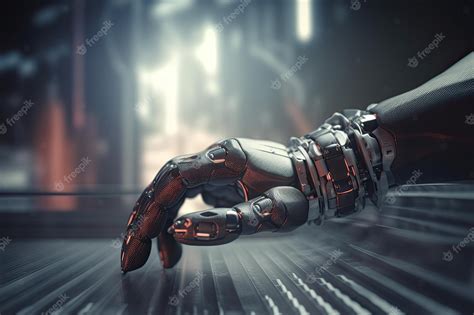 Premium AI Image | ai robot hand