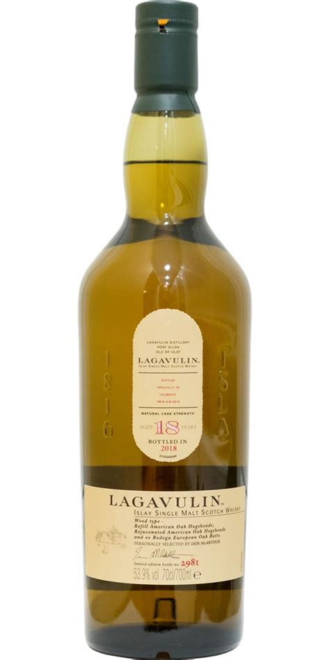 Lagavulin 18 Year Old Ratings And Reviews Whiskybase