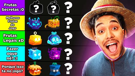 Ranqueando As Melhores Frutas Do Blox Fruits No Roblox Tier List