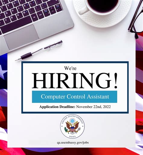 U S Embassy In Qatar On Twitter U S Embassy Doha Is Hiring Visit