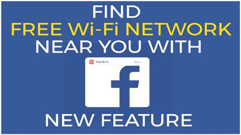 How To Find Free Wi Fi Hotspots With Facebook Youtube